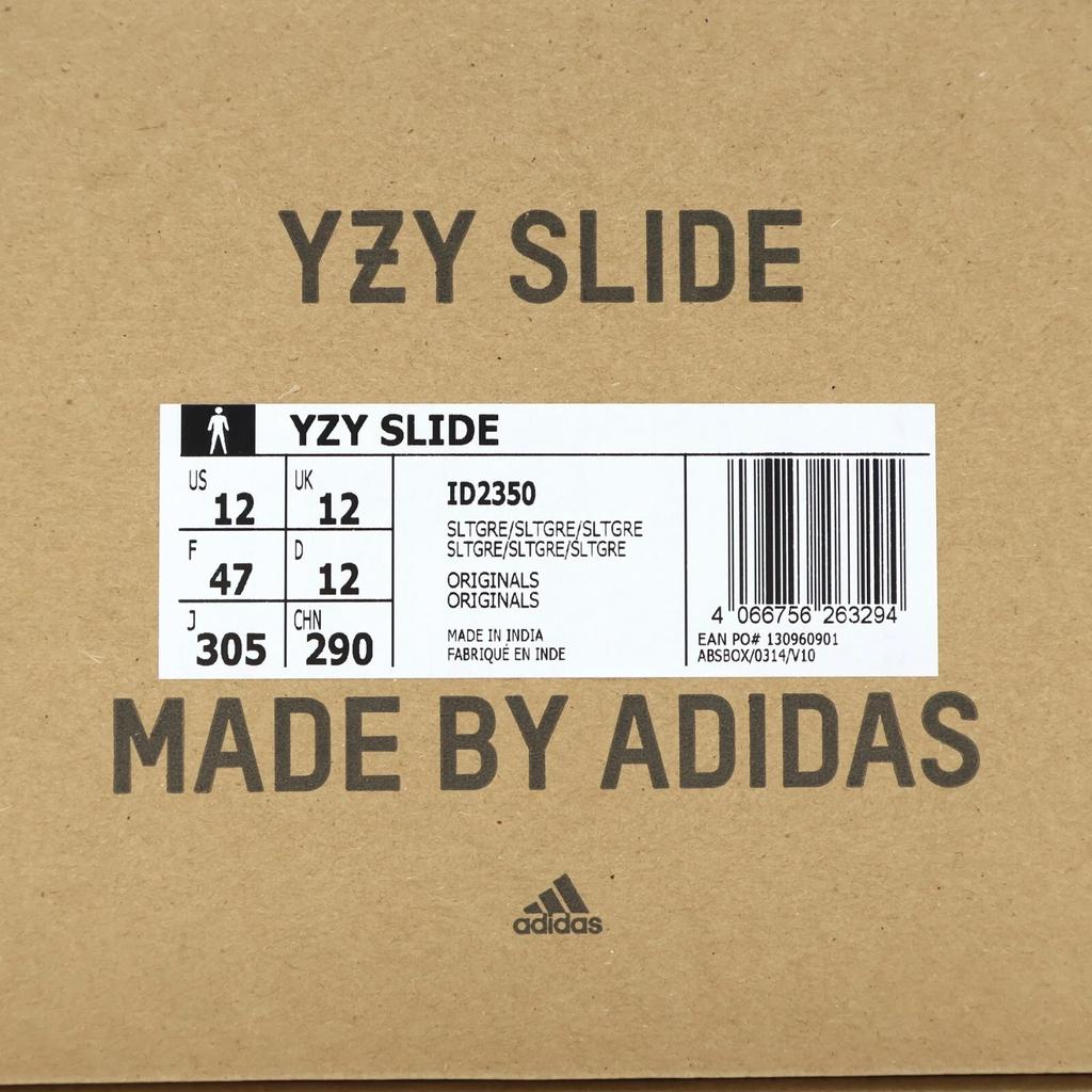 ID2350 adidas Yeezy Slide Серо-сланцевый Черный (Мужской)