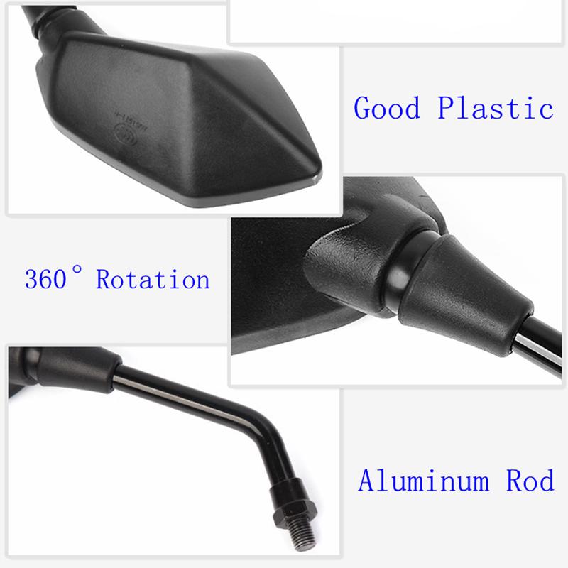 LMoDri зеркало заднего вида для мотоцикла, универсальные запасные части для гонок на мотоциклах, задние боковые зеркала 10 мм 8 мм
