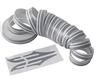 12mm Pinstripe Pinstripe Tape Decal Vinyl Car Sticker Steamline White Gold Silver Double Line Motorcycle Car Styling Accessories - Gray