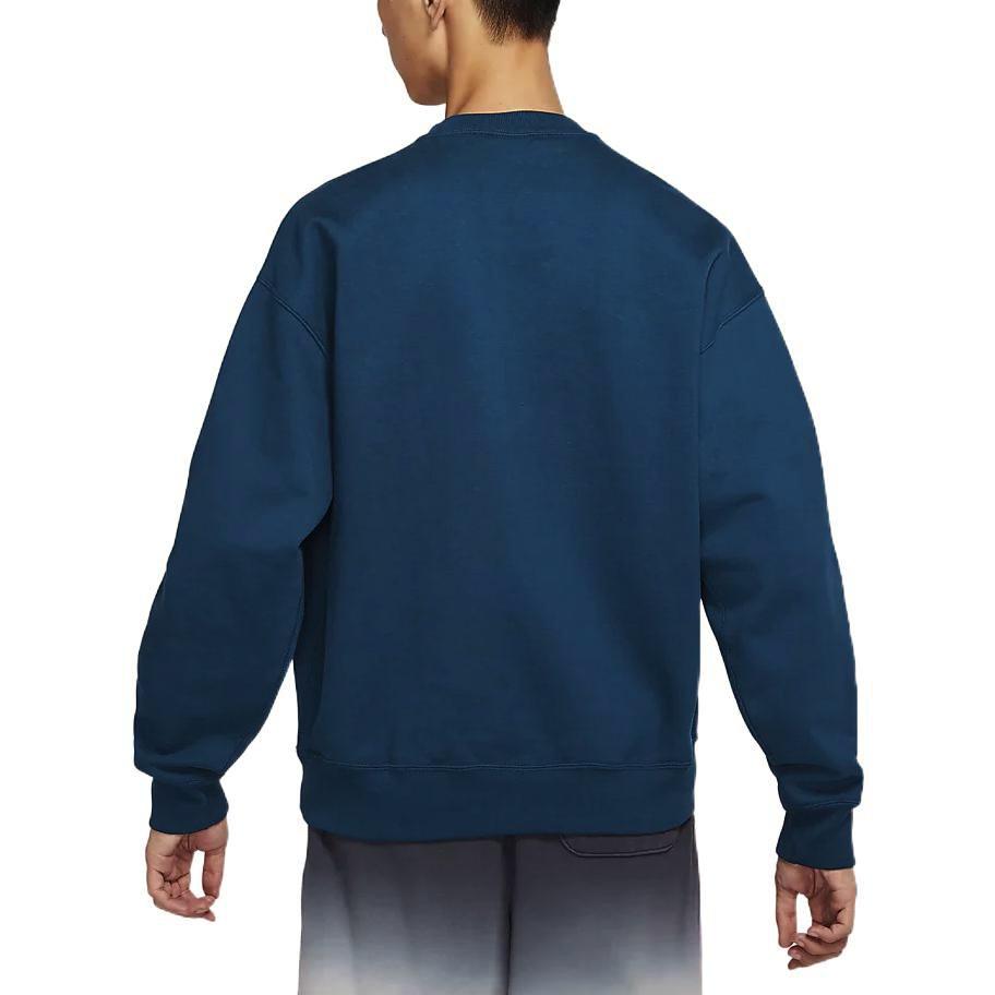 Nike Round Neck Pullover Loose Long Sleeves Hoodie Men's Blue DA0318-460