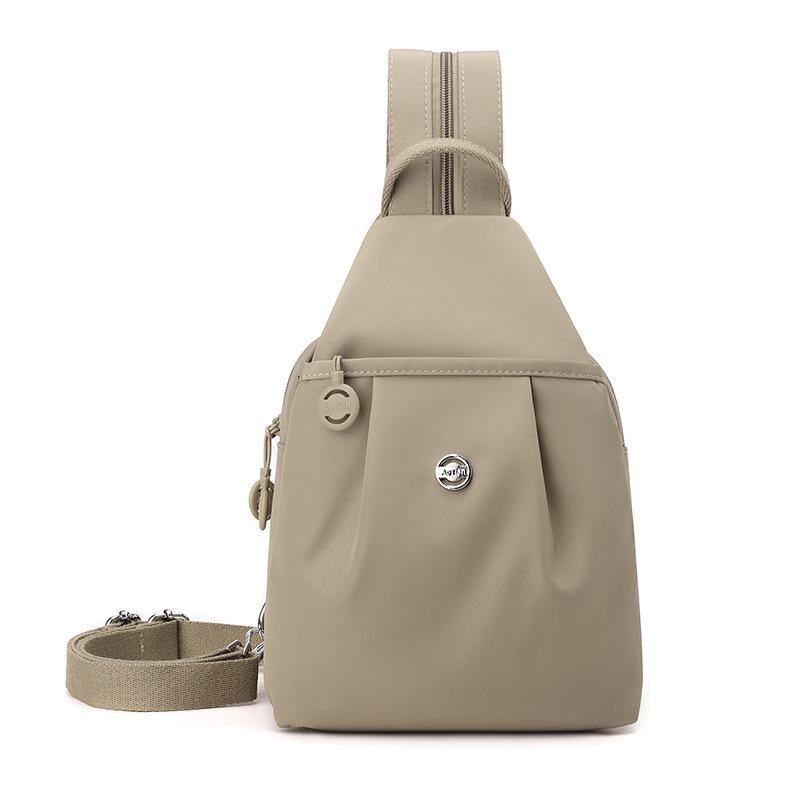 Women's Luxury Oxford Cloth Crossbody Backpack: Large Capacity, Trendy Design.