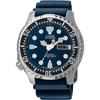 Мужские автоматические дайверские часы Citizen Promaster NY0040-17L, водонепроницаемость 200 м, синий темно-синий резиновый ремешок