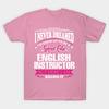 T Shirt Women English Instructor Harajuku Print Kawaii Tshirt Summer Short Sleeve Female T-Shirt Top Tee