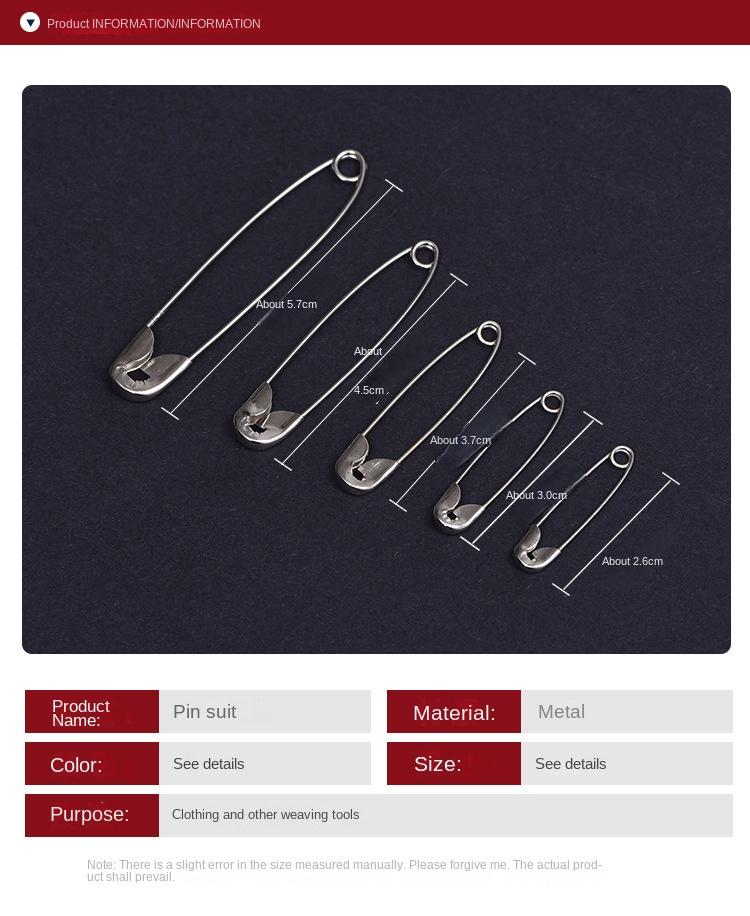 Универсальные и безопасные БУЛАВКИ - набор различных мини и больших предохранительных, страховочных и петельных булавок, идеально подходящих для свадеб и фотосъемок