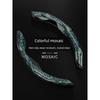 Car Steering Wheel Cover Ultra-Thin Luxury High end Colorful Mosaic Four Seasons Universal Non-Slip Card Handle Cover for Men and Women