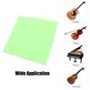 Musical Instruments Cleaning Polishing Cloth 15cm*15cm Size Double-Sided Soft Microfiber Cloth
