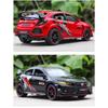 1/32 Honda Civic Type-R Alloy Model, Exquisite Desktop Ornament, The Best Collectible for Car Model Enthusiasts, Halloween Gift