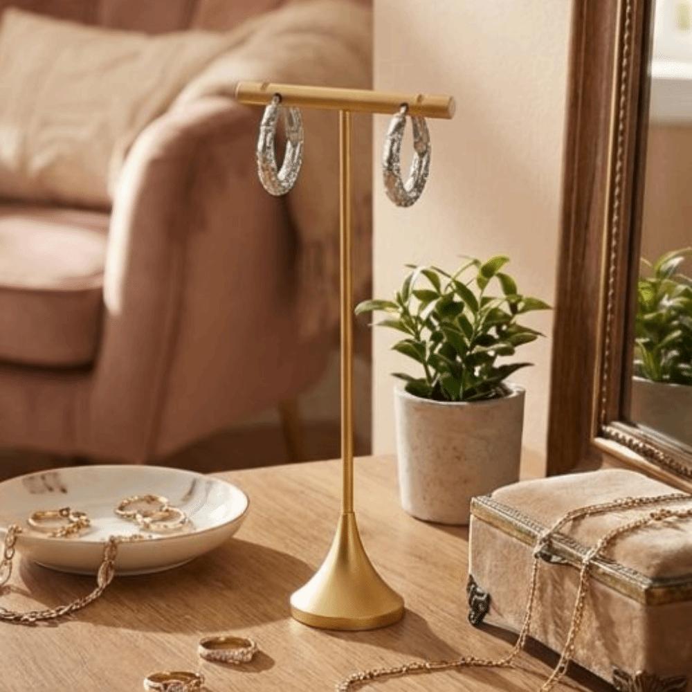 Detachable Stud Earrings Storage Holder Dangle Jewelry Ring Organizer Display Cabinet