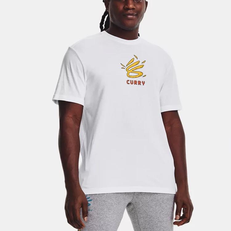 Under Armour Футболка Curry X Sesame Street Мужская Белая 1369623-100
