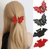 Halloween Bat Grab Clip Funny Hairpin Female Head Plate Hairpin Party Decoration Ponytail Clip Hair Accessories