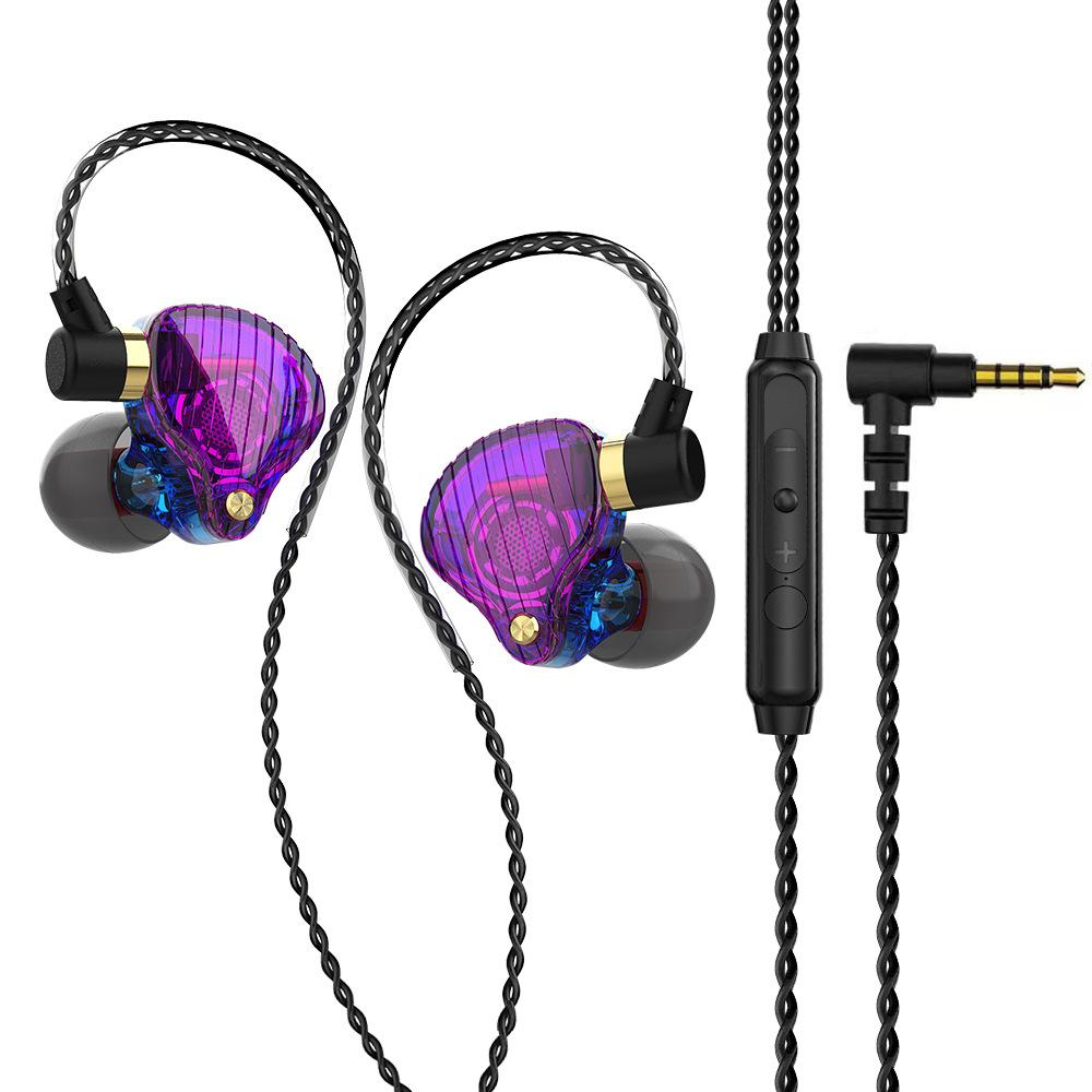 QKZ SK3 Hi-Fi гарнитура с динамическим кольцом и управлением пшеничным проводом для мобильного телефона, компьютерной игры, спортивная музыкальная гарнитура-вкладыш