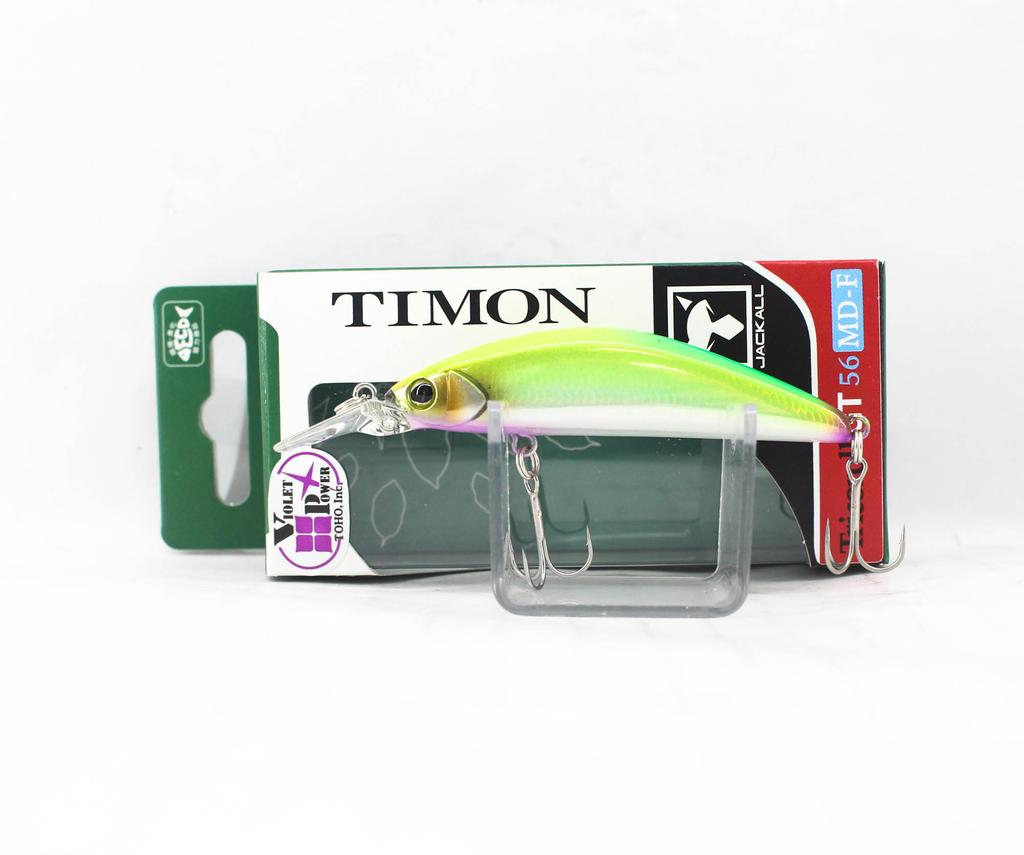 Jackall Timon Tricoroll GT 56 MD-F Плавающая приманка Parallel Chartreuse (8182)