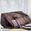 Jacquemus 25 Solid Color Frosted Cowhide Large Capacity Hand-held Single Shoulder Travel Bag Commuting