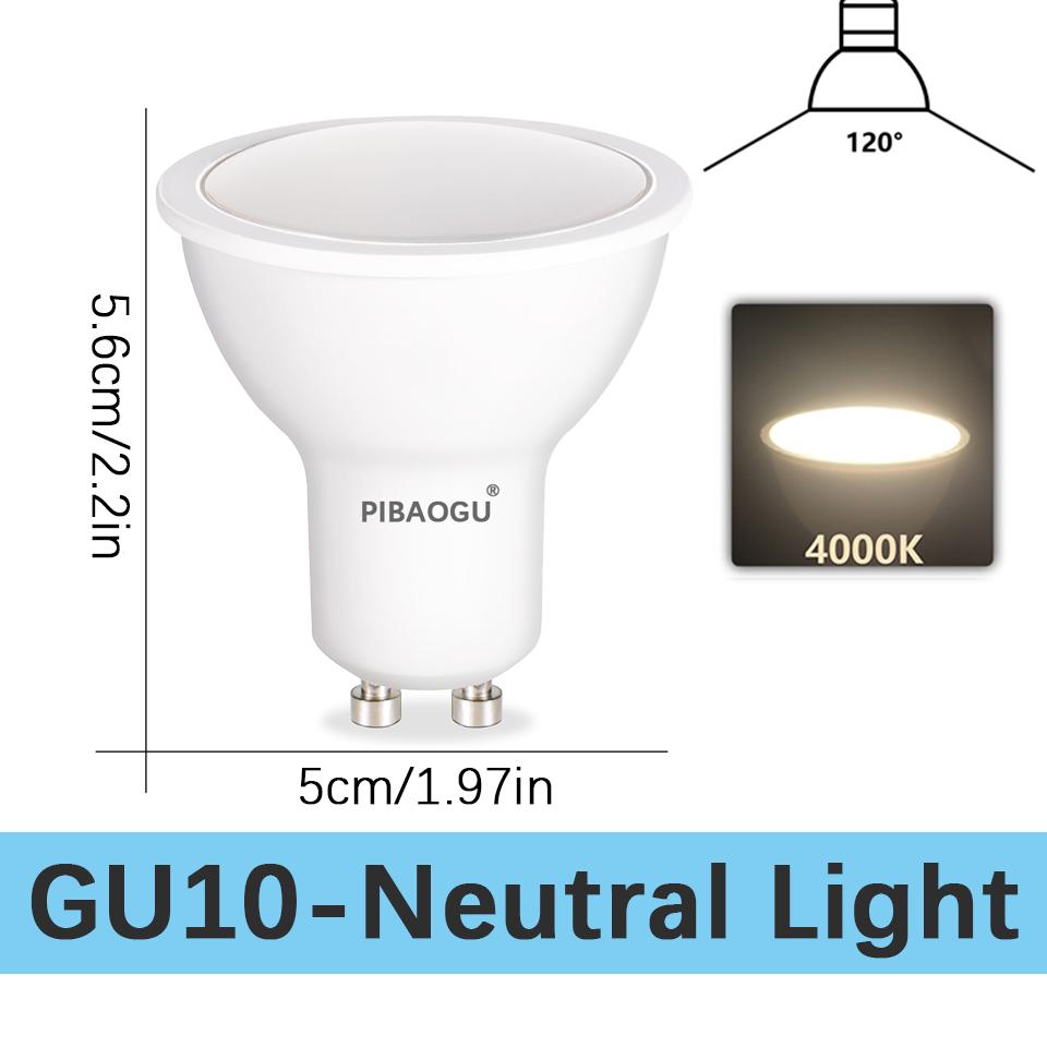 10PCS GU10 LED Light Bulb Lamp AC220V 3W 6W 9W 12W Dimmable Led Spotlight Led Lamp Bulb For Living Room Home Decoration Lighting