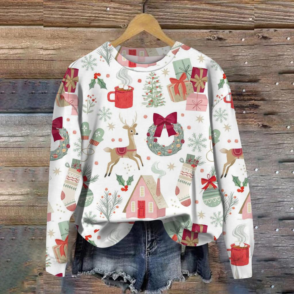 Женские осенне-зимние топы, женская толстовка с длинными рукавами, повседневные флисовые топы с круглым вырезом, свободный крой, половер