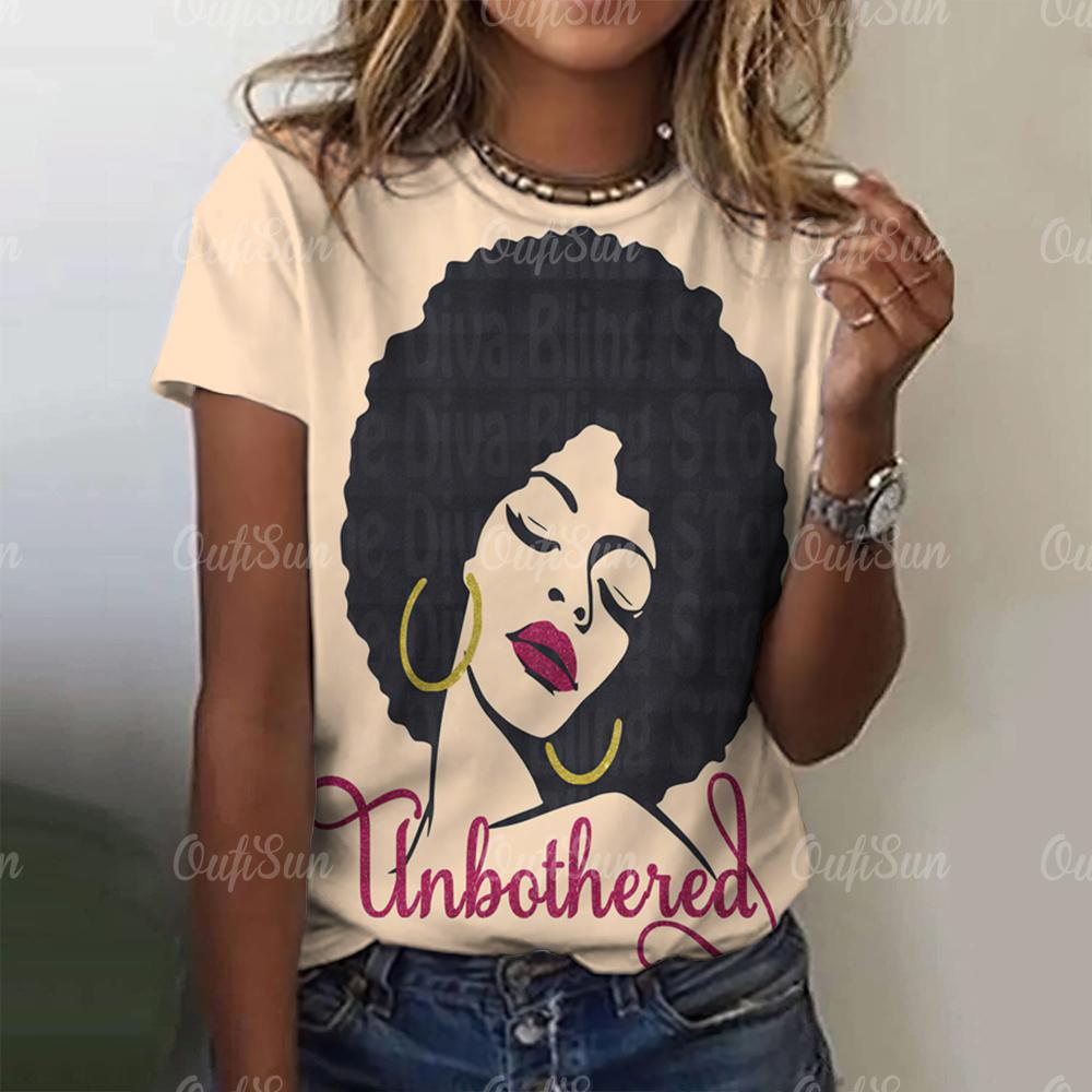 Винтажная футболка, женская летняя футболка с круглым вырезом и забавным принтом, повседневная свободная 3d футболка, элегантные топы с короткими рукавами большого размера Y2k