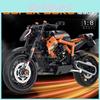 Ретро мотоцикл Harley Davidson, строительный набор из АБС-пластика для мальчиков и коллекционеров