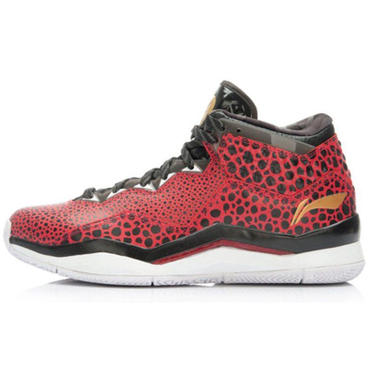 Li Ning WOW 3 Красное Море Баскетбольные Кроссовки Мужские Красные Черные ABAJ013-36