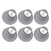6 Pcs Cloth Lamp Shade Good Light Transmission E14 Candle Bulb Lamp Cover Classic Fabric Lampshade for Bedroom
