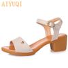 AIYUQI Ladies Sandles 2020 Fashion High Quality Rome Women Sandals Tricolor Summer Sandals For Women