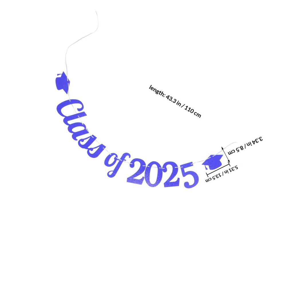 1 комплект Баннер-гирлянда для выпускного вечера 2025 Grad Фотозона Фон Декор Яркий Праздничный Баннер для Сада Двери Двора