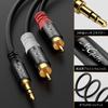 10M RCA Преобразователь Двойной AUX Штекер на 2 RCA Стерео Аудио Кабель Совместимый с Мини-системой Android Автомобилем и Другими 3.5мм Кабелем, Экранированный, Штекер,