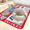 King Of Beer B-Budweiser Floor Mat INS Style Soft Bedroom Floor House Laundry Room Mat Anti-skid Household Carpets