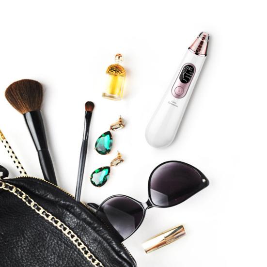 Yousheng Blackhead Remover Strong Suction Power LCD Screen Three Modes Pore Cleaner Rechargeable Electric Acne Comedone Whitehead Extractor Tool