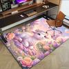 1PC Lamb Flowers Extra Large Non-Slip Floor carpet, Office, family, bedroom, Studio - Large Area RugJ0367