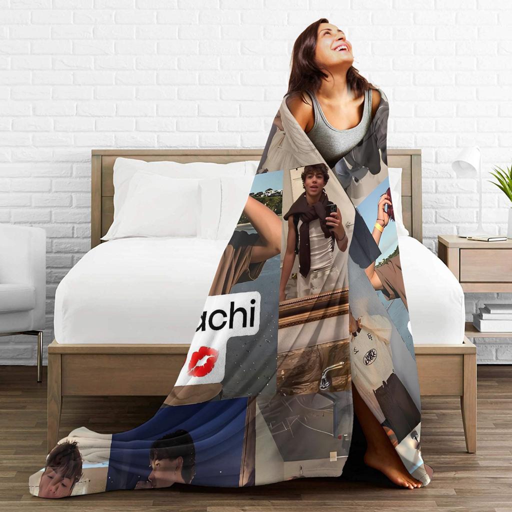 Popular Malachi Barton Tour Blanket Soft Warm Fluffy Plush Throw Blanket For Couch Chair Sofa Bed Flannel Bedspread Bed Cover