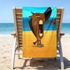 Ultra-Soft Beach Towel with Zig & Sharko Theme,Ideal for Pool - Camping, Diving - Perfect Travel Essential, Vibrant Beach Towel.