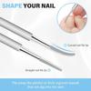 Ingrown Toenail Corrector Stickers, Ingrown Toenail Tool Pieces Ingrown Toenail Lifter and File Nail Patches For Ingrown Toenail