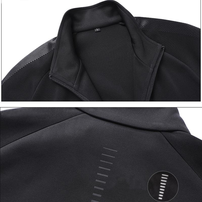 Мужские весенне-осенние спортивные костюмы, толстовки, брюки, комплект спортивной одежды на молнии из 2 предметов