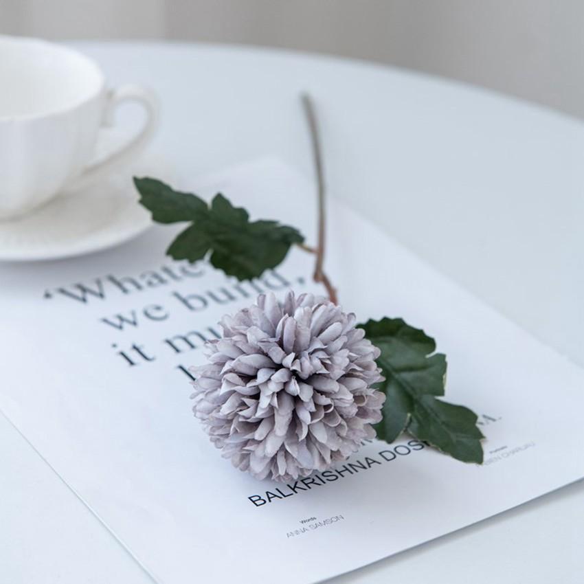 1/3pcs Artificial Flowers Silk Ball Chrysanthemum Wedding Bridal Bouquet Home Room Outdoors garden Yard Festival Decor Access