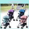 Baby Four Wheeled Stroller Lightweight Foldable Convertible Multifunctional Seat
