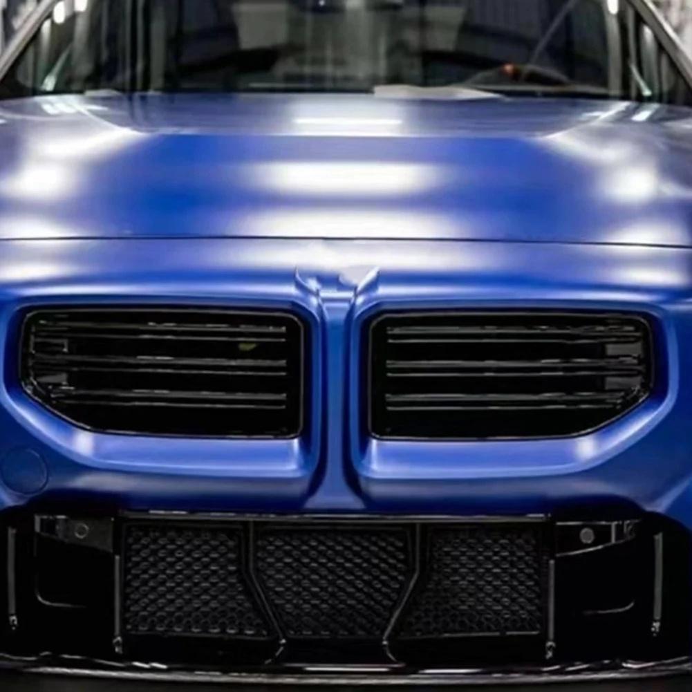 5pcs Mesh Grille Guards For Front Bumper Grille Lower Center Decorative Frame For BMW G87 M2 2023-2025 For Radiator Cooling Part