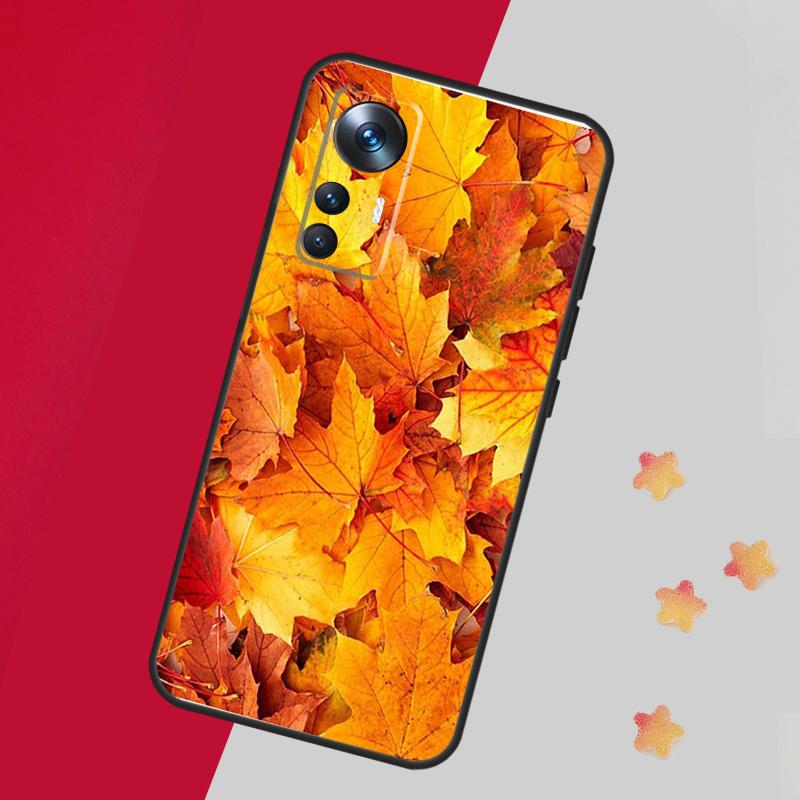 Осенние листья Чехол для POCO X5 X3 Pro M5 M5s F4 X4 F3 F5 Для Xiaomi 13 13T Pro 12 Lite 12X 11T 12T 14 Pro