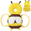 Baby Head Cushion Cute Bee Angel Breathable Baby Indoor Protective Head Guard Perfect Gift Guard, Anti-Fall Backpack, Design, Pink, Mesh, Helmet,