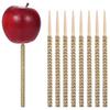 12-Piece Diamond Bamboo Skewers for Christmas Cake & Apple Pie Decoration