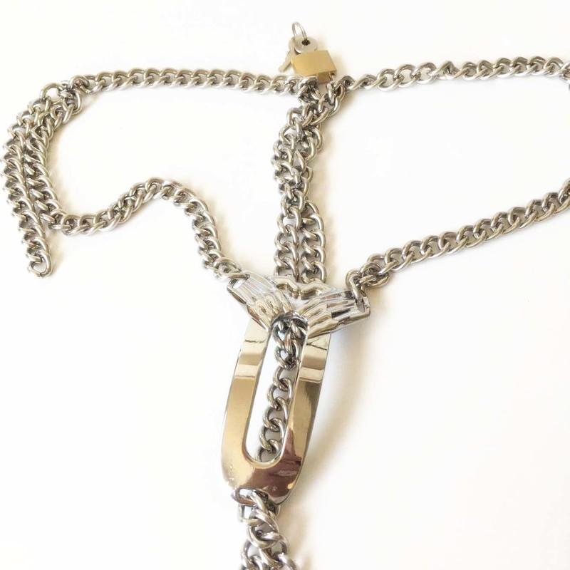 HotX NEW Invisible Chastity Belt Female Pants Adjustable Stainless Steel Chastity Device Bondage Adult Sex Tool for Women