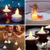 12 шт. светодиодные плавающие свечи, водонепроницаемые, без пламени, плавающие чайные свечи, без дыма, мерцающие, декоративные свечи для вечеринки