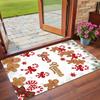 Christmas Custom Name Printed Square Area Rug Soft Non Slip Floor Carpet For Bedroom Holiday Gift