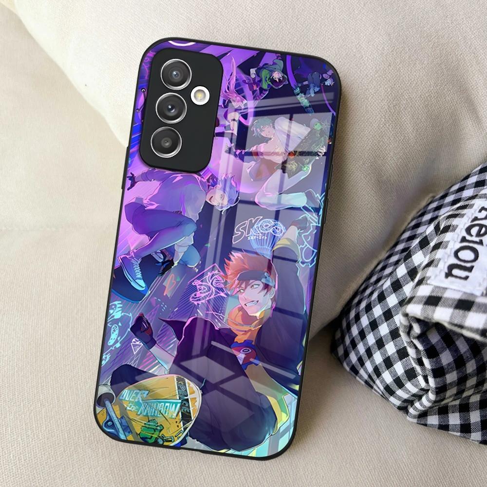 Чехол для телефона с аниме-персонажем S-Sk8 The Infinity для S25 Samsung S24 Ultra S23 Fe S22 Plus S20 S21 A16 A54 A34 A53 Стеклянная крышка