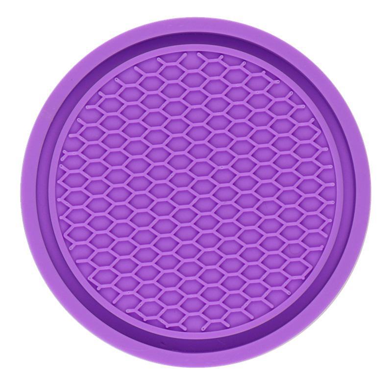 Креативная подставка под автомобиль в виде сот: Многофункциональное хранилище Cross-Border с противоскользящим ковриком из горного хрусталя