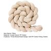Decorative Cushion All-Around Protecting Sides And Corners of Beds And Sofa Soft PP Cotton Filling Three-Strand Braid Design Crib Braided Accessory