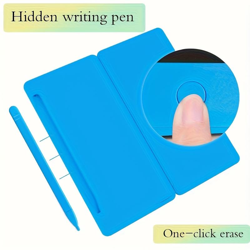 Складной калькулятор с блокнотом и стилусом - Большой ЖК-экран, Портативный базовый калькулятор для студентов, Школьные принадлежности, Офис