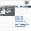 CD DUO CROMMELYNCK - Mozart - Works for Piano Four Hands CD508609 Non Japan Soul/Funk Used