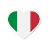 Aimant Coeur Drapeau Italie - Multicolore - 8 Cm - 50 Pièces - Résine Synthétique - Mixte