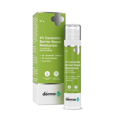 Увлажняющий крем для восстановления кожного барьера The Derma Co с 4% керамидов 50 г