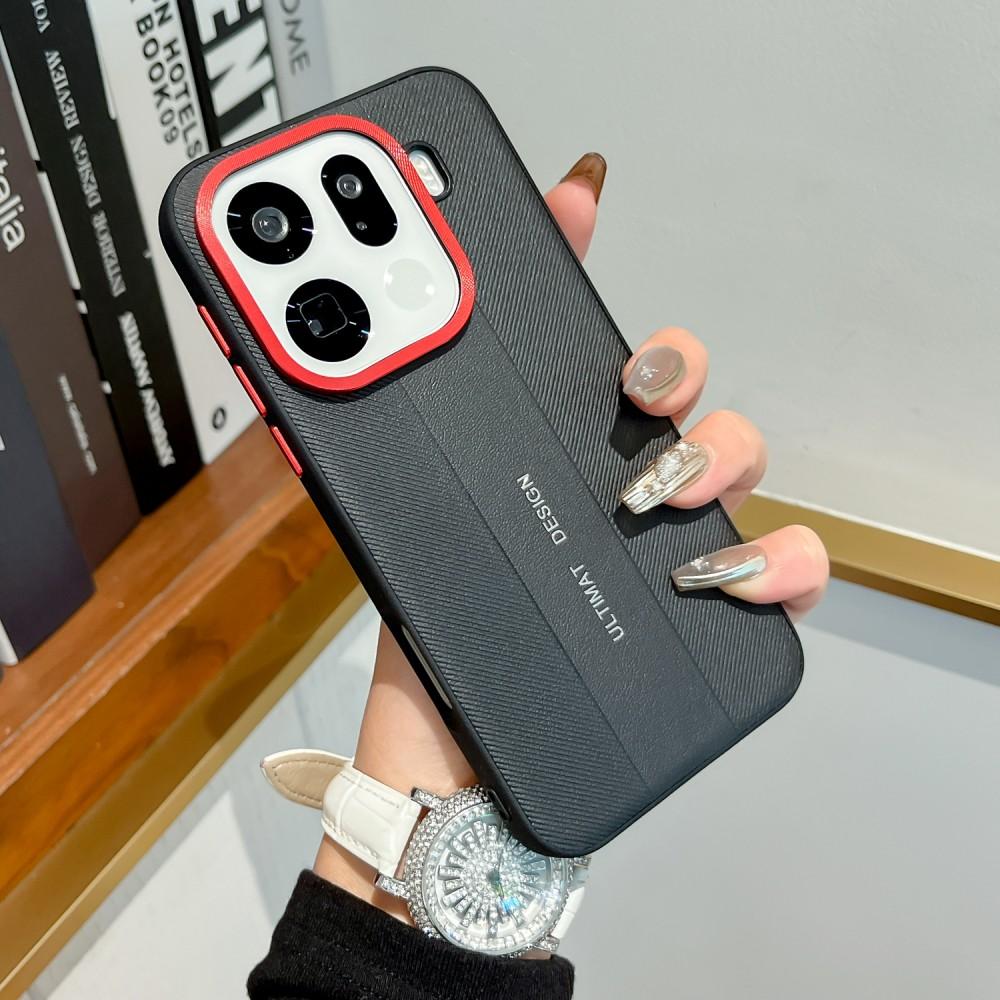Чехол для OPPO Find X9 Pro Роскошный Жесткий PU Модный Кожаный Защитный Задний Чехол для Find X9 X8 Pro X8S+ X8 Ultra Корпус Телефона